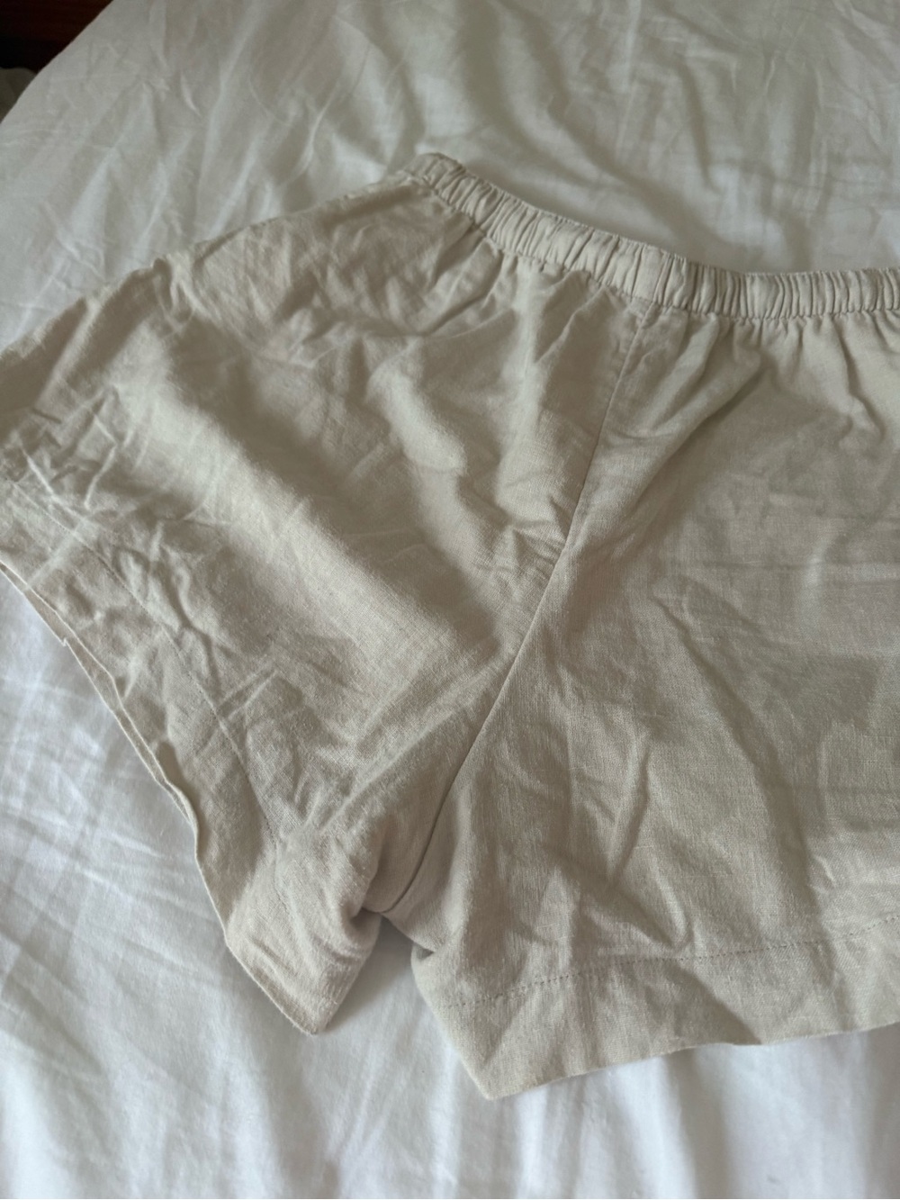 Abercrombie linen blend pull on shorts - Picture 10 of 11
